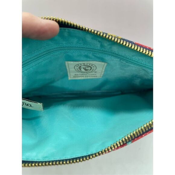 Spartina Little Bermuda Wristlet Wallet Canvas and Leather - Picture 11 of 14